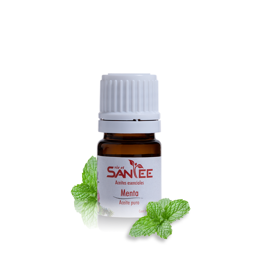 Aceite Puro de Menta 6ml-  Concentración y energía.